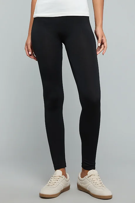 Seamless Elastic Waist Leggings