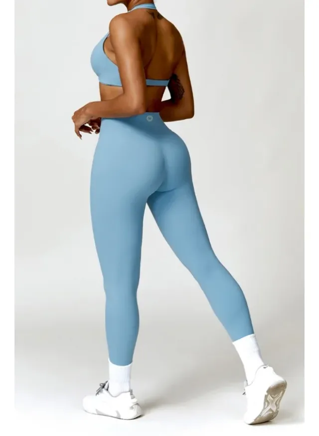 Womens High Waist Contour Tummy Control Workout Leggings – image 3
