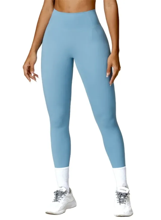 Womens High Waist Contour Tummy Control Workout Leggings – image 4