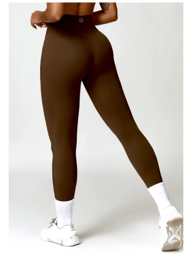 Womens High Waist Contour Tummy Control Workout Leggings – image 2