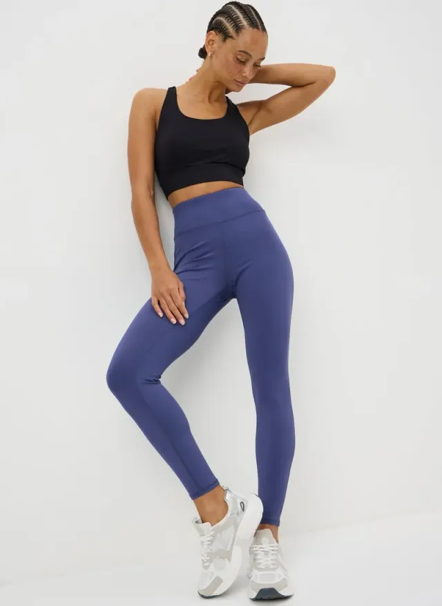 Souluxe Long Gym Leggings Blue