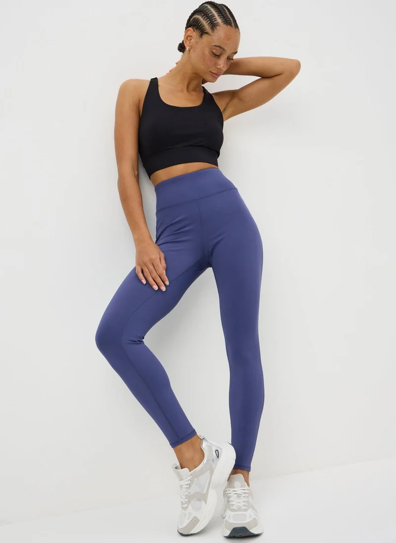 Souluxe Long Gym Leggings Blue