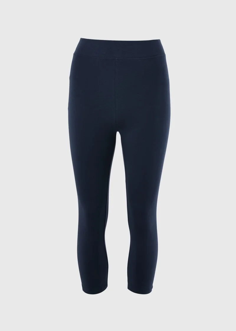 Cropped Leggings Navy
