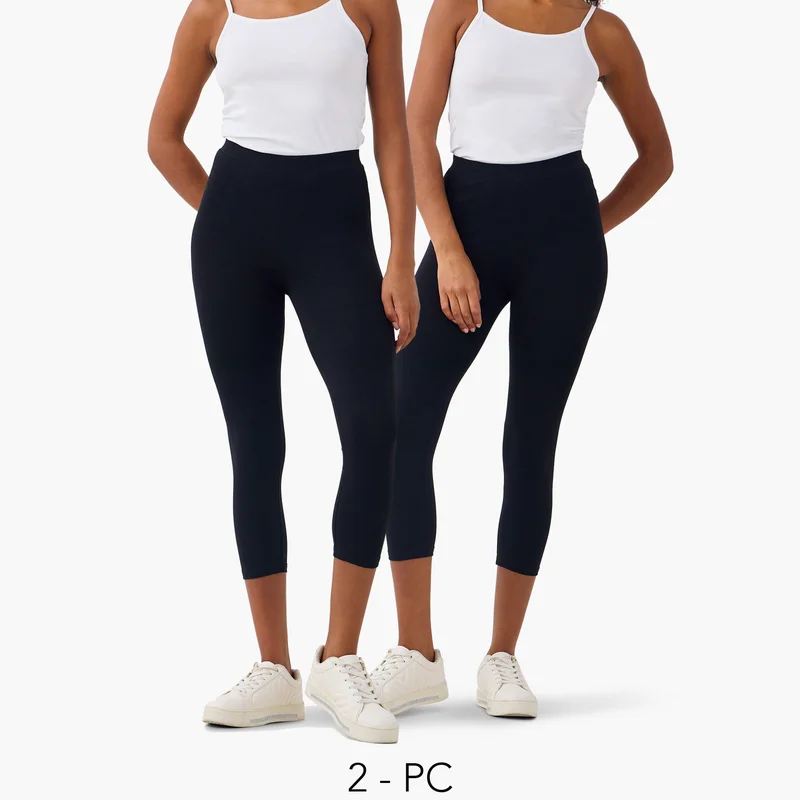 2-Pack Cropped Leggings