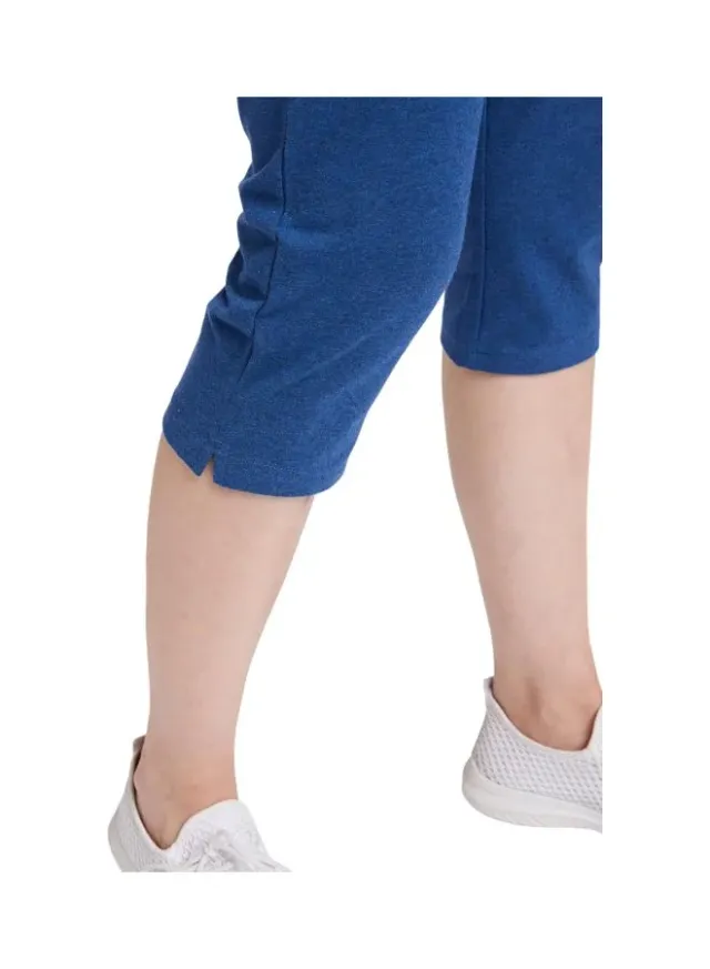 Women's Floral High-Rise Capri Pants with Elastic Waistband – image 5