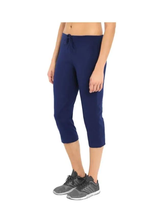 Women's Floral High-Rise Capri Pants with Elastic Waistband – image 4