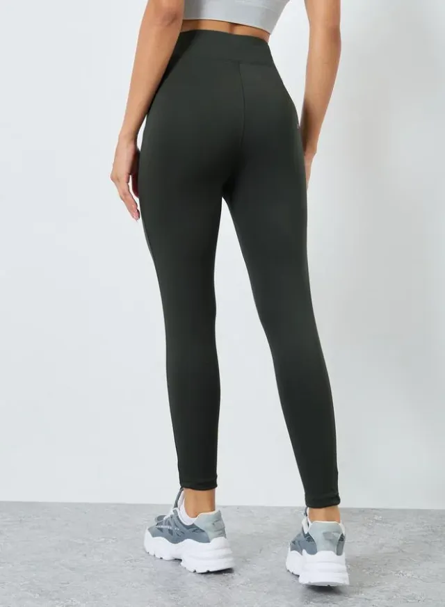 Basic Wide Waistband Leggings – image 2