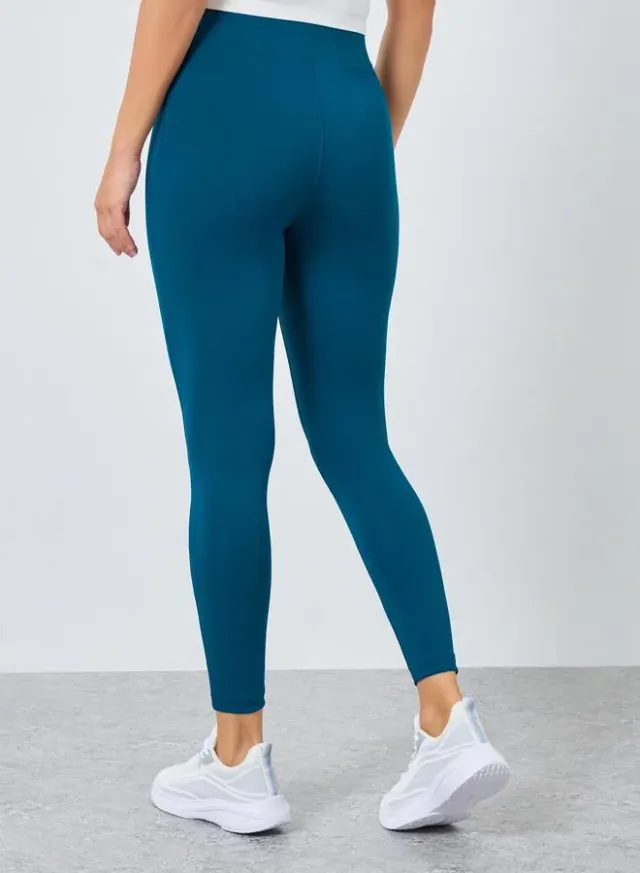 Basic Wide Waistband Leggings – image 4