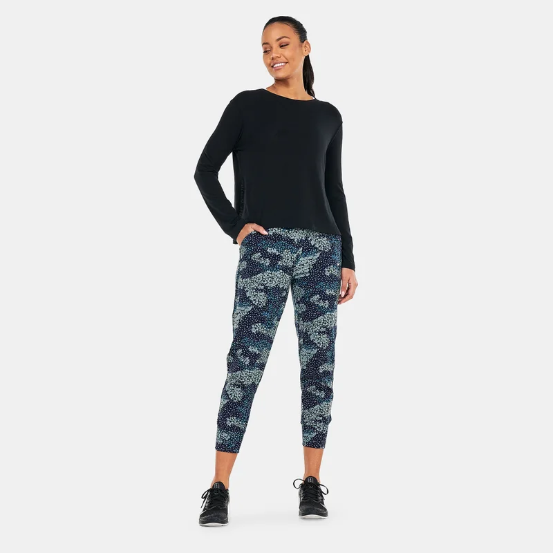 بنطال التمرين برينتد 7/8 للنساء