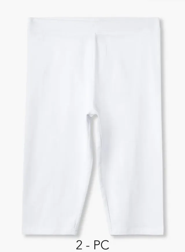 2-Pack Mid-Rise Knee Leggings