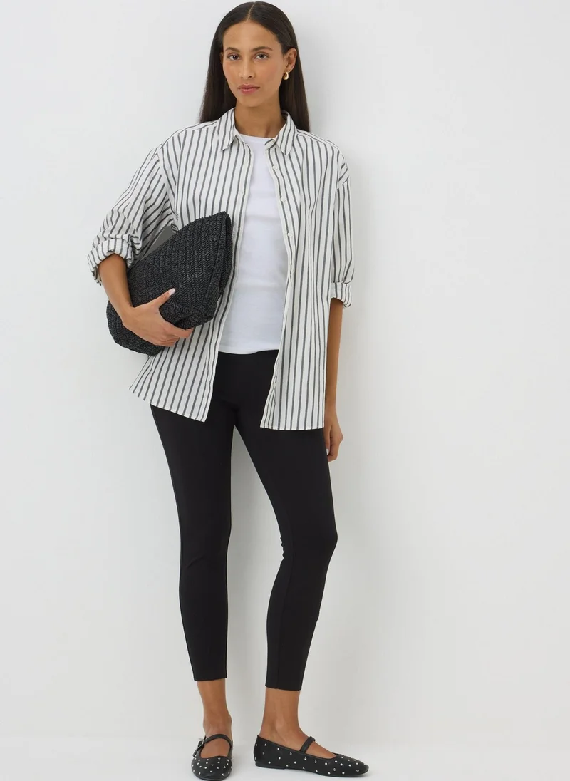 Ponte Leggings Black