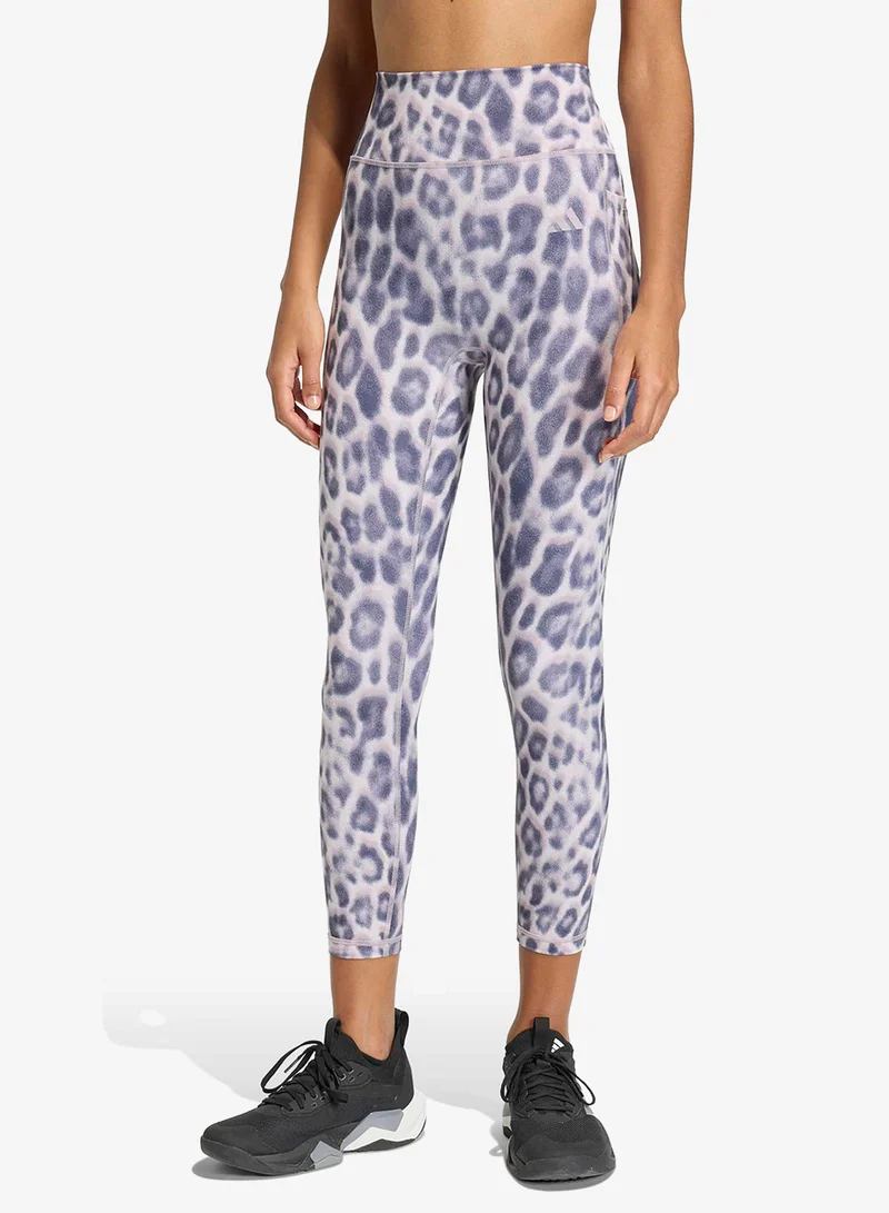 Optime Essentials 7/8 Workout Leggings Leopard