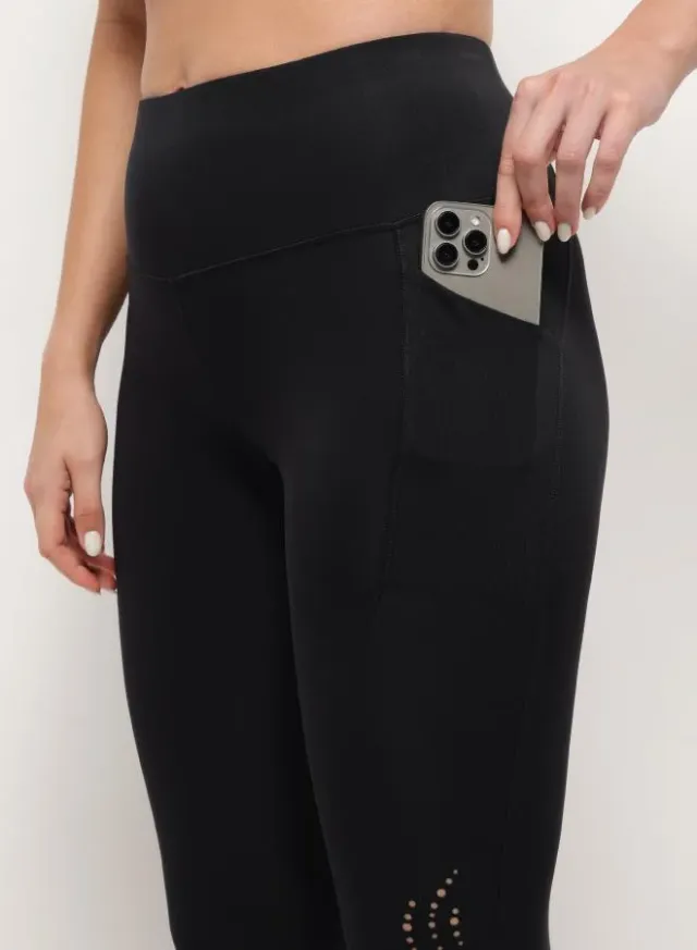 Women's 7/8 Sports Leggings Black – image 6