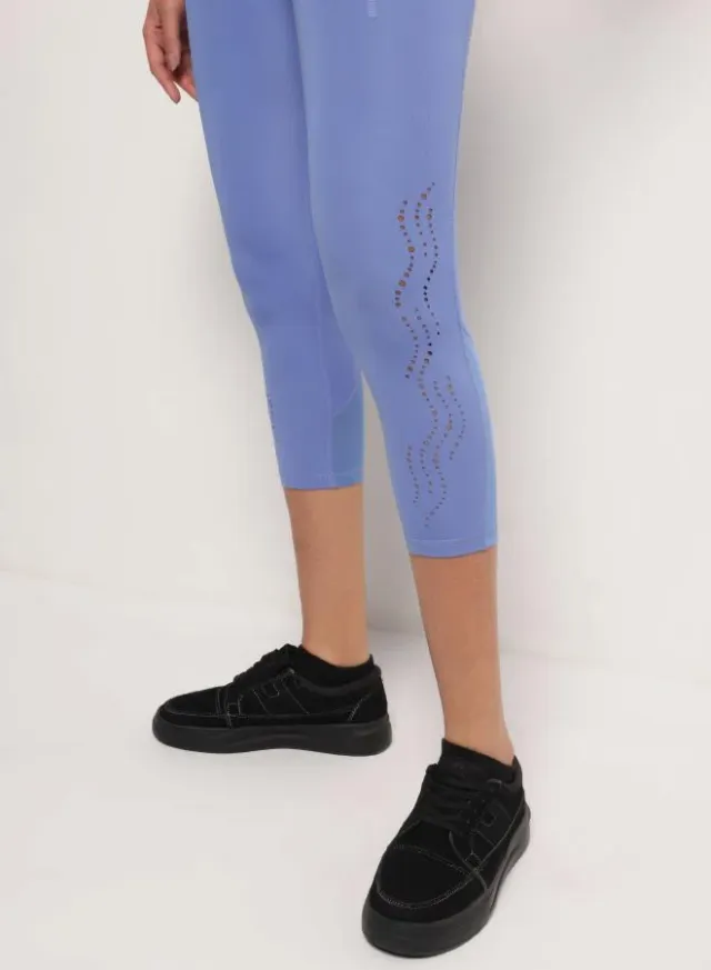 Women's 7/8 Sports Leggings, Classic Blue – image 8