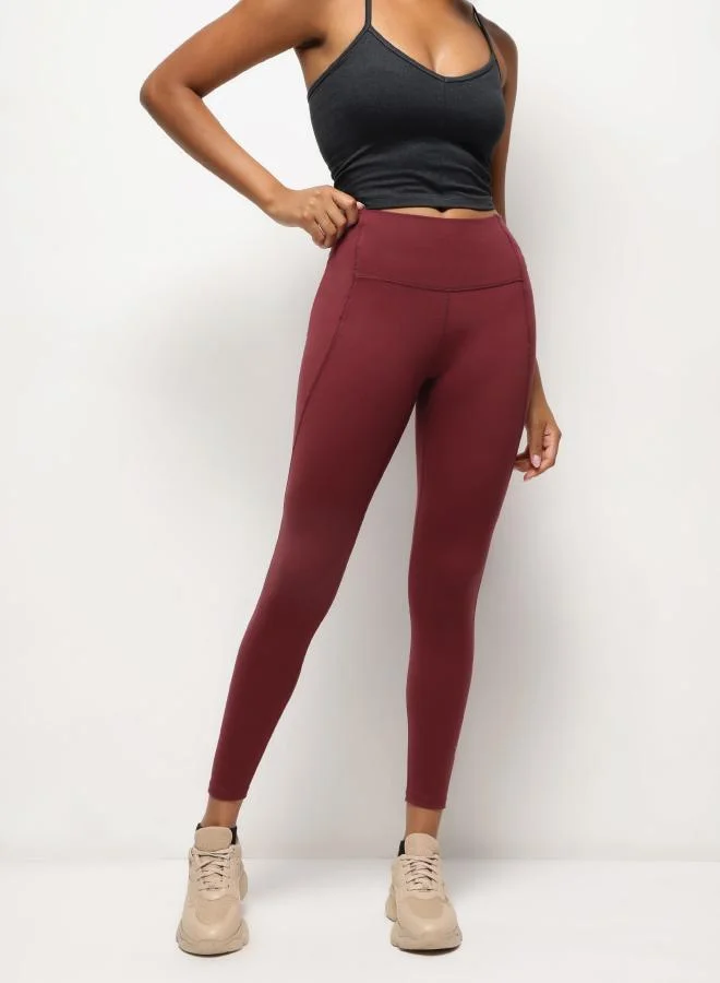 Women's 7/8 Leggings Maroon