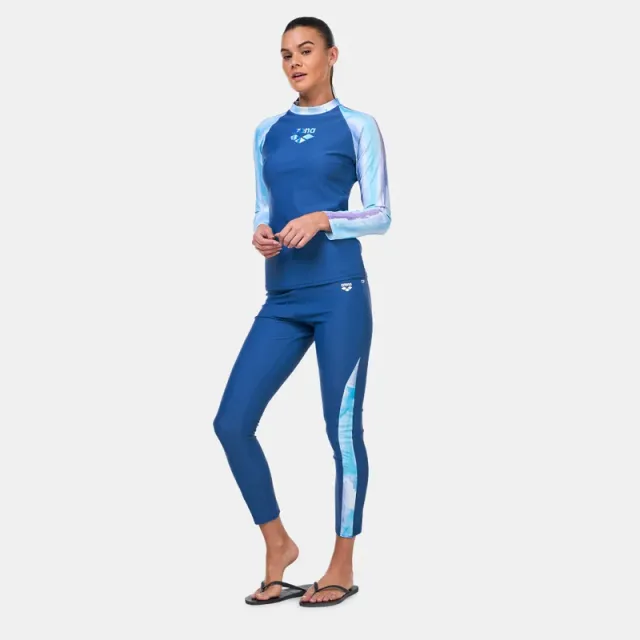 Women's High-Waisted Modesty Swim Leggings with UV Protection – image 3