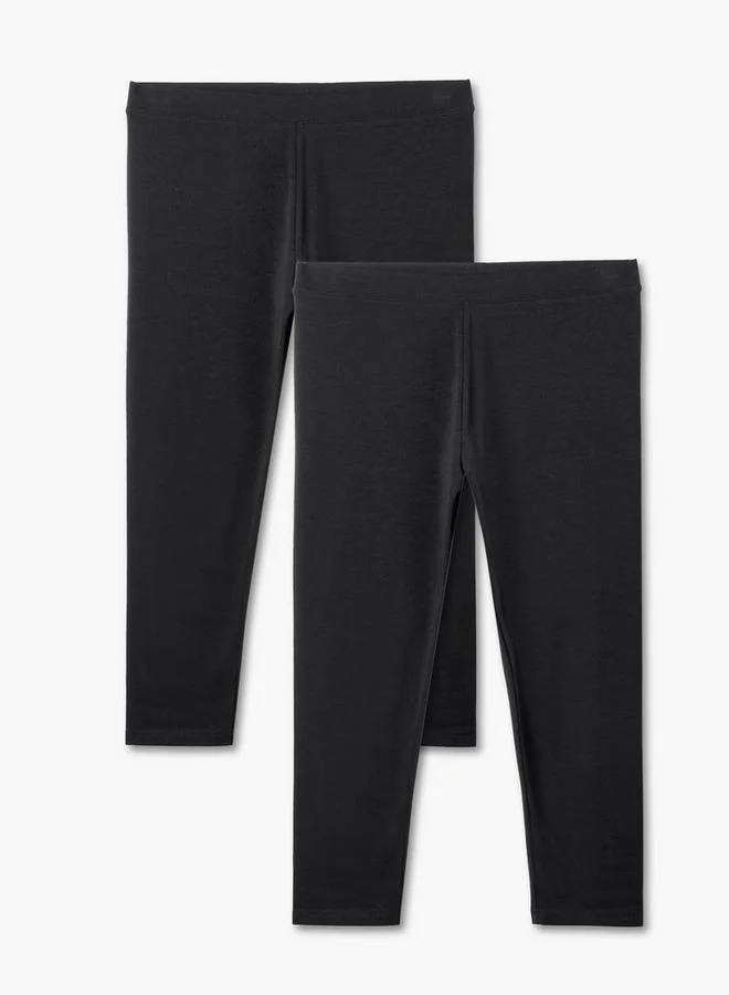 2-Pack Mid-Rise Cropped Leggings