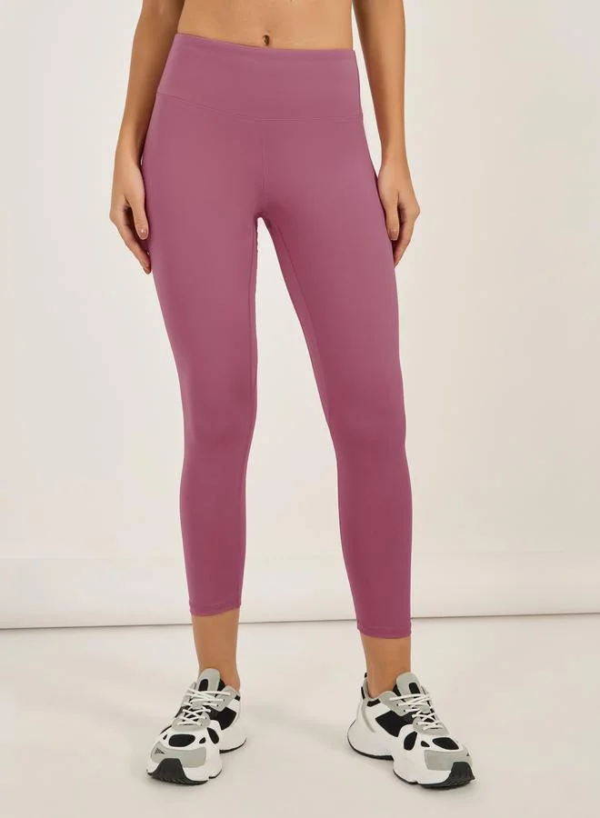7/8 Broad Waistband Leggings