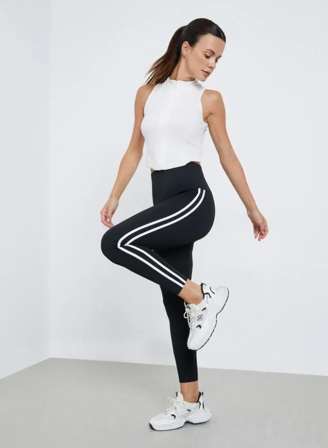 Double Side Striped Leggings – image 3