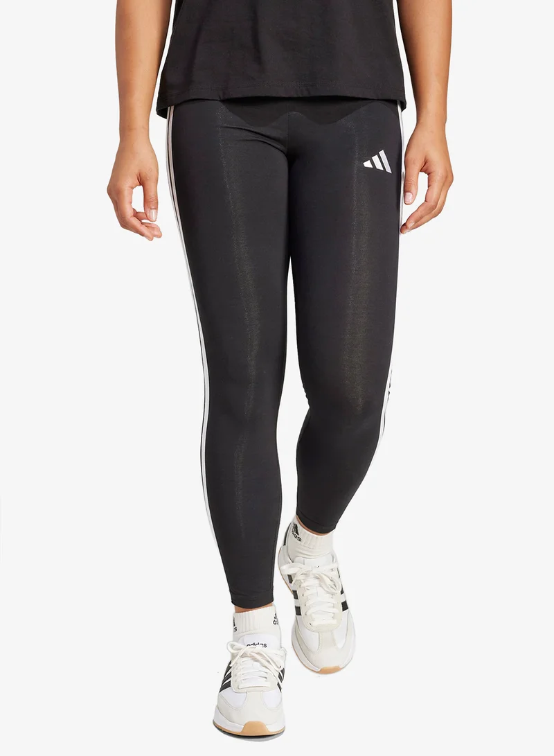 Essentials 3-Stripes Cotton Leggings