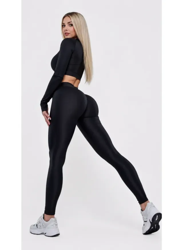 Premium Women's High Waisted Tummy Control Push Up Leggings – image 5