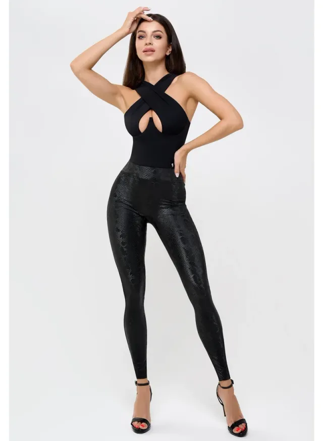 Premium Women's High Waisted Tummy Control Push Up Leggings – image 3