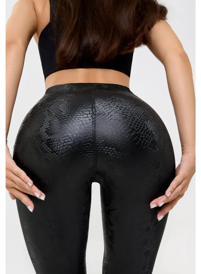 Premium Women's High Waisted Tummy Control Push Up Leggings – image 4