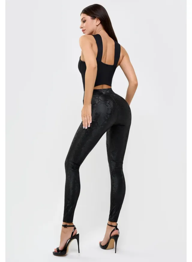 Premium Women's High Waisted Tummy Control Push Up Leggings – image 5