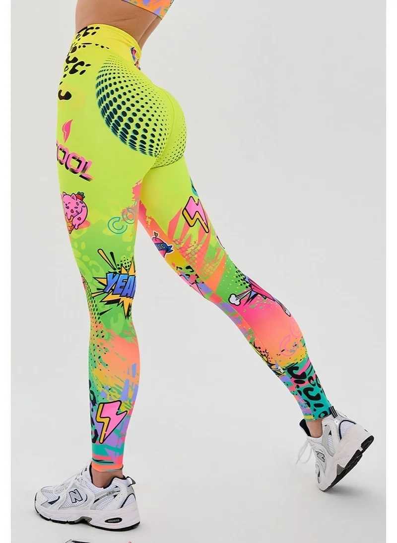 Premium Women's High Waisted Tummy Control Push Up Leggings