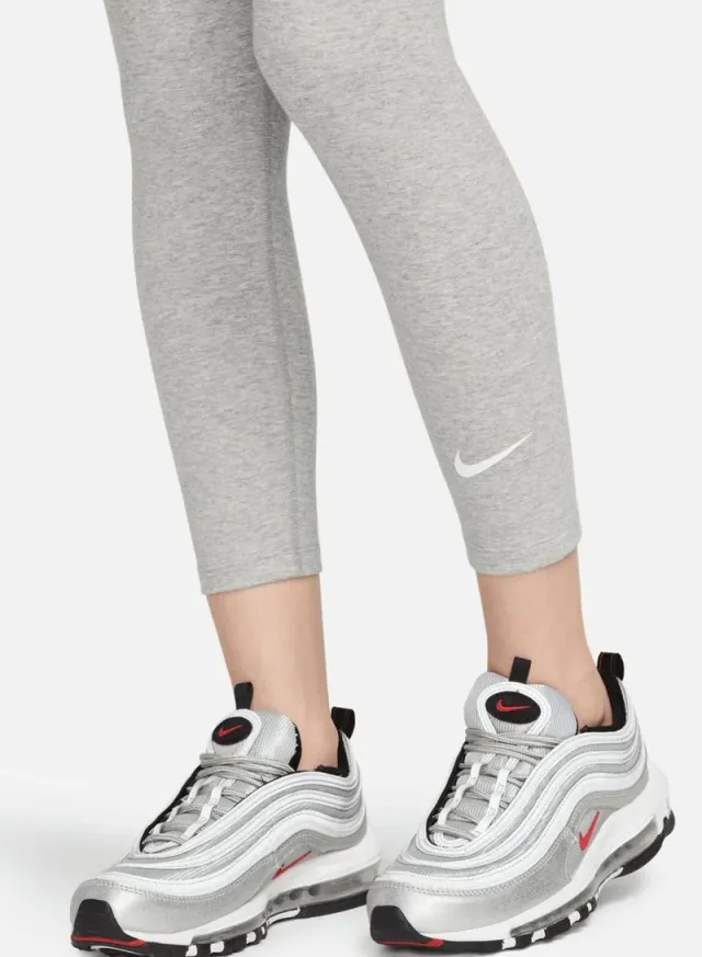 Grey High-Rise Elasticated Tights for Women – image 3