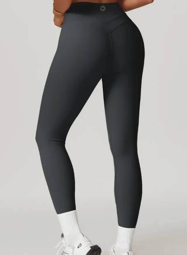 Women's High Waist Tummy Control Contour Workout Leggings – image 2