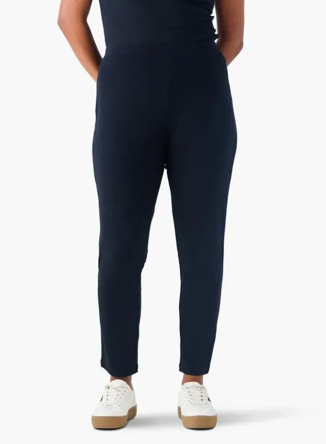 Plus Size Cotton Blend Leggings - Black - 2 Pack – image 4