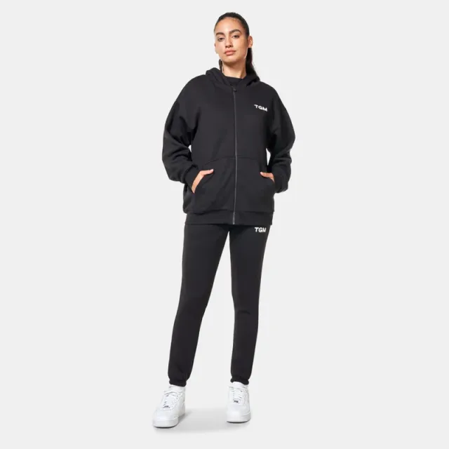 Lounge Printed Full-Zip Hoodie – image 3