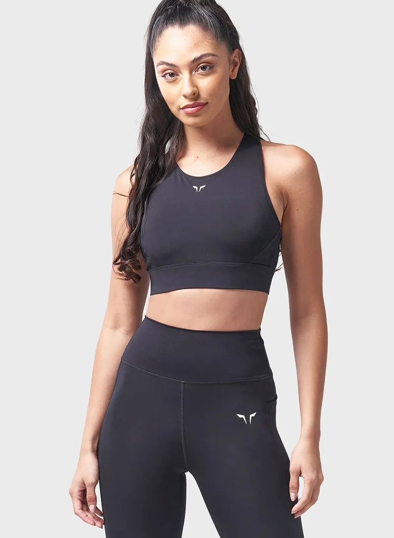 High Coverage Racerback Bra