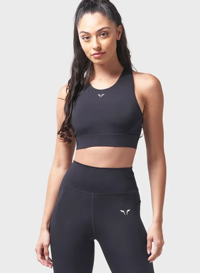 High Coverage Racerback Bra