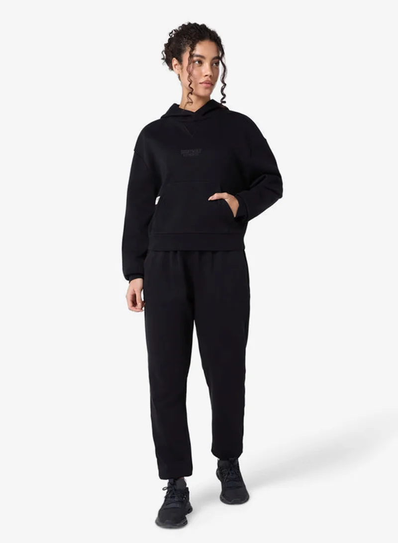 Oversized Cropped Hoodie