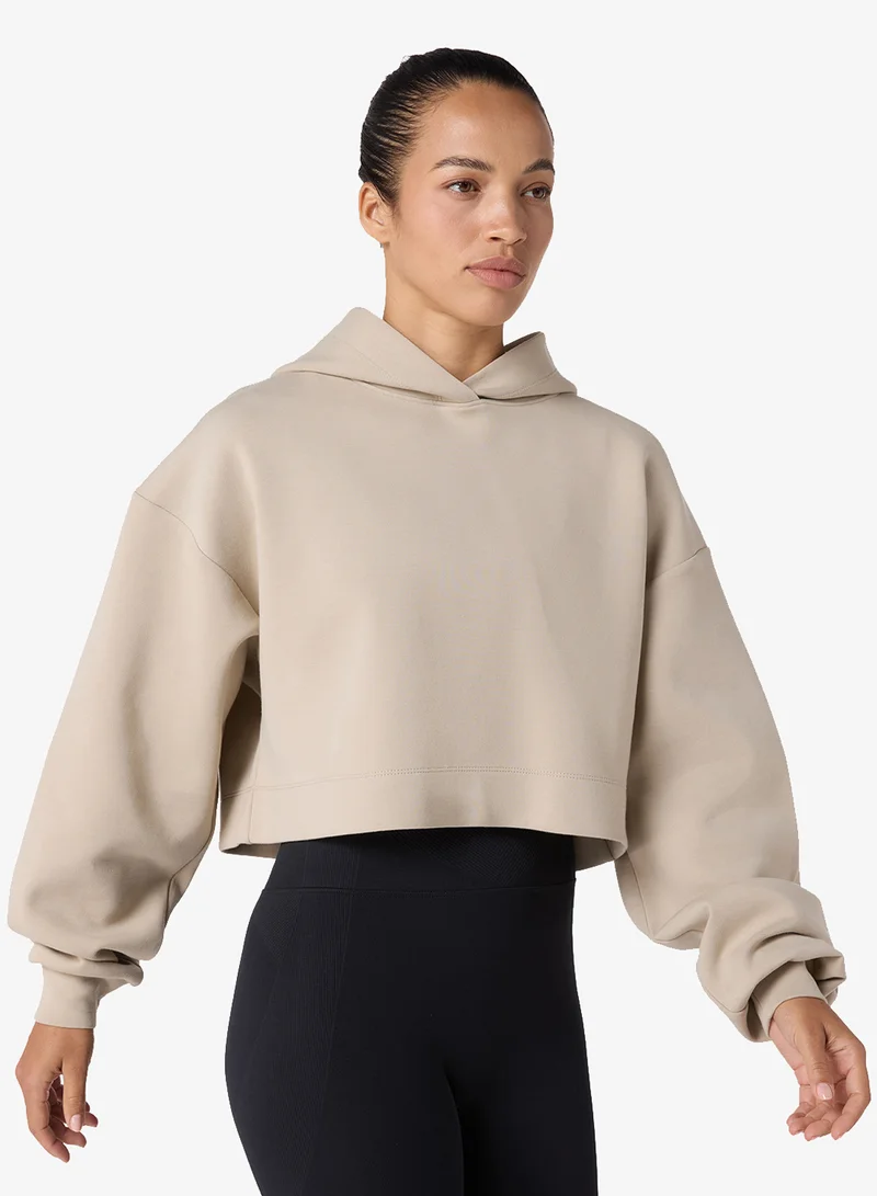Oversized Cropped Hoodie