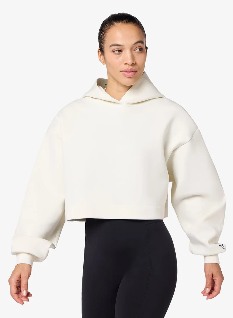 Oversized Cropped Hoodie