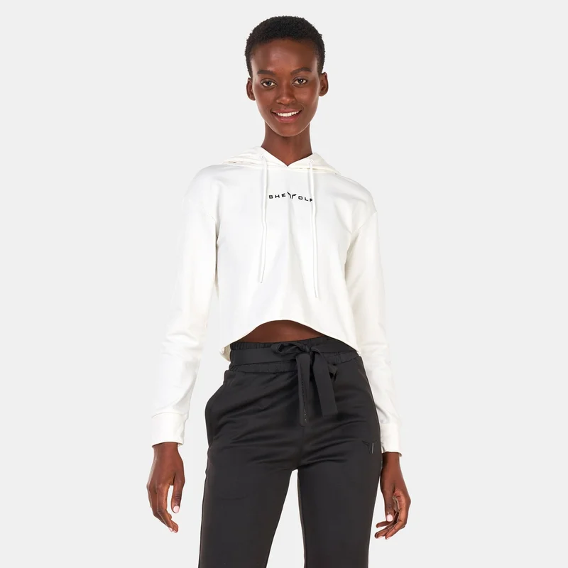 Women's She Wolf Crop Hoodie