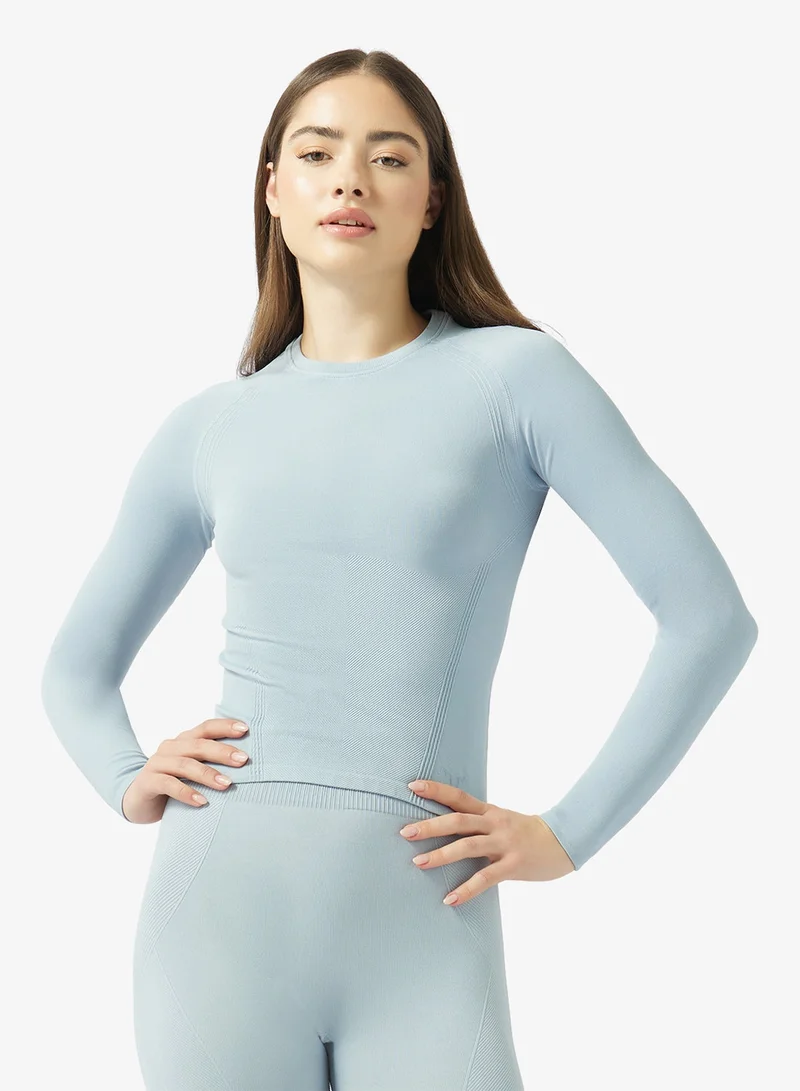 Seamless Contour Long-Sleeve Top