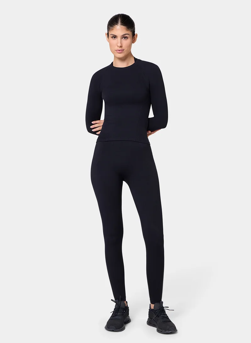 Seamless Contour Long-Sleeve Top