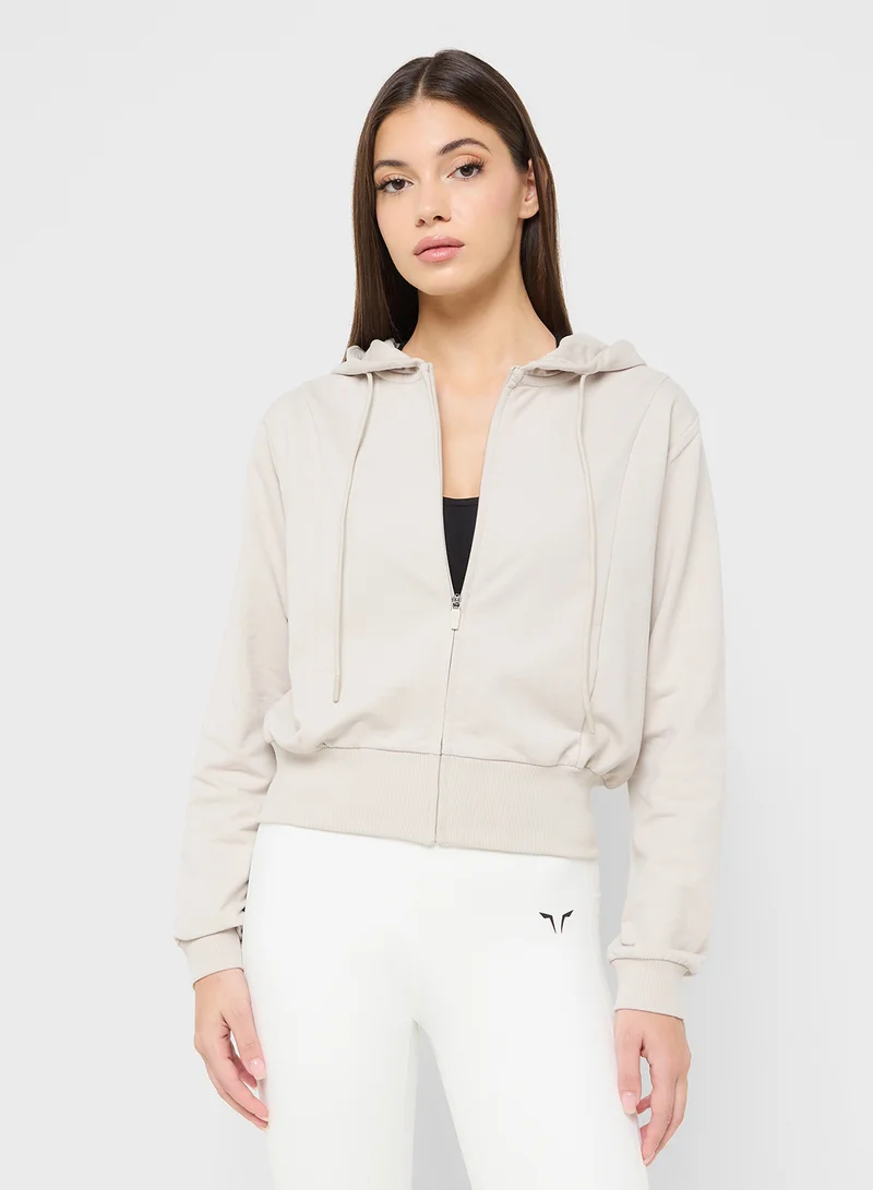 Cropped Sweat Hoodie