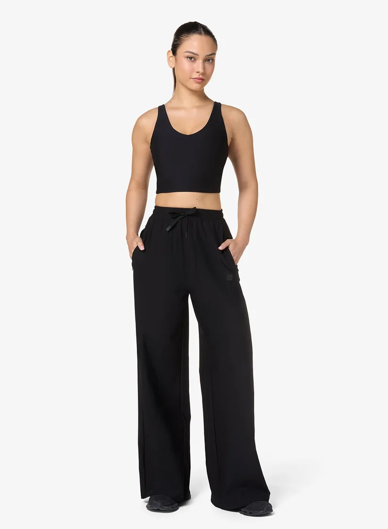Ribbed Wide Leg Pants