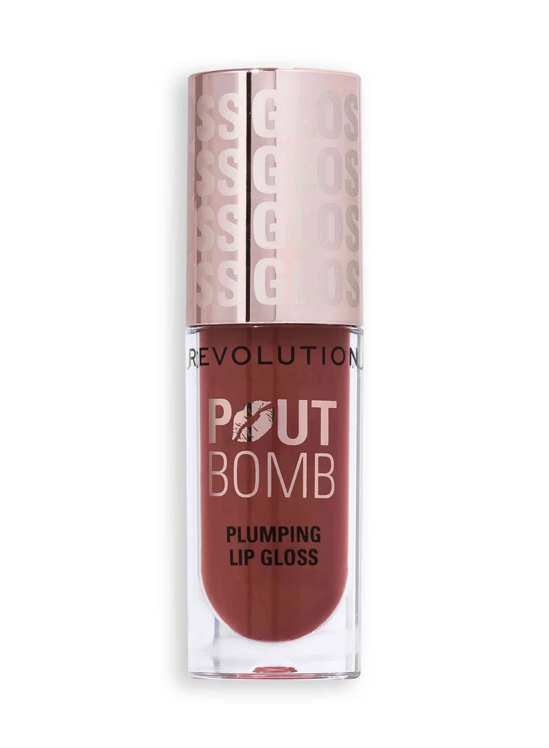Pout Bomb Plumping Gloss, Cookie Deep Nude