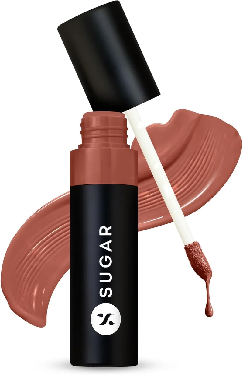 SUGAR Transferproof Glossy Lipstick 01 Cinnamon Champagne