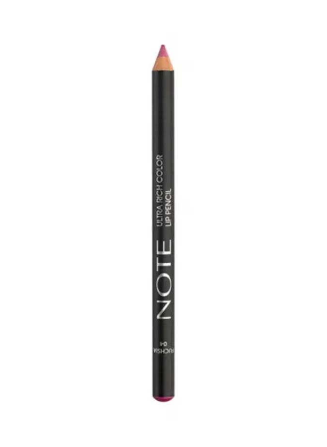 Note Ultra Rich Color Lip Pencil Fuchsia
