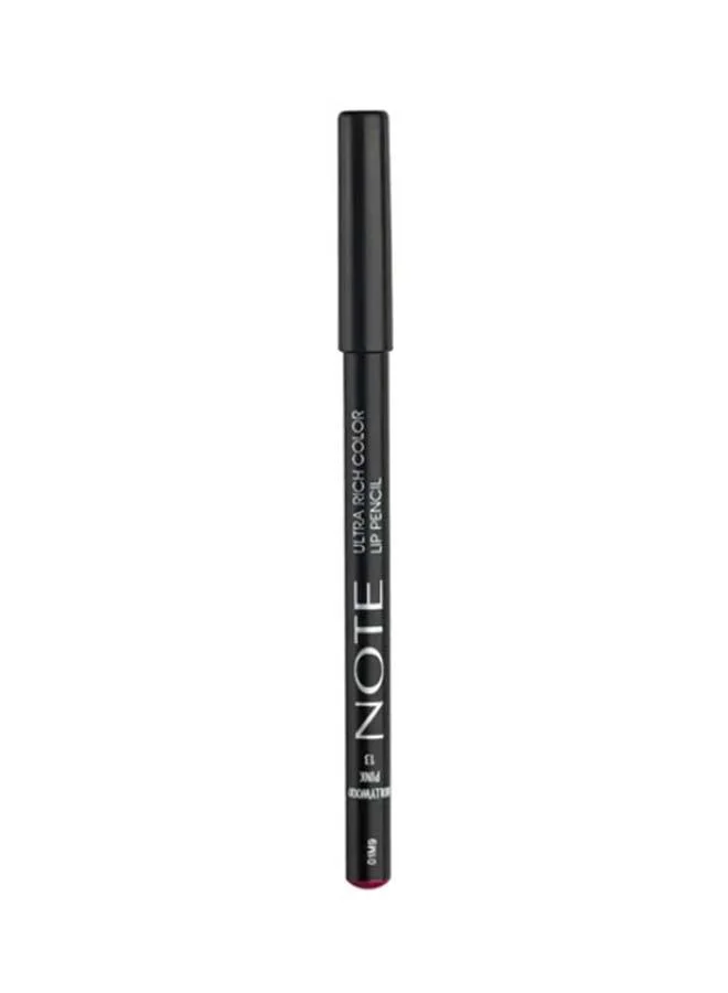 Note Ultra Rich Lip Pencil Hollywood Pink