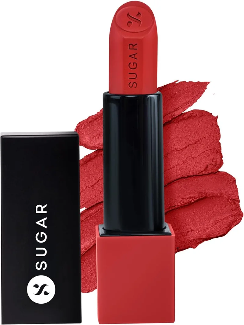 SUGAR Glide Peptide Serum Lipstick Cairo Crimson