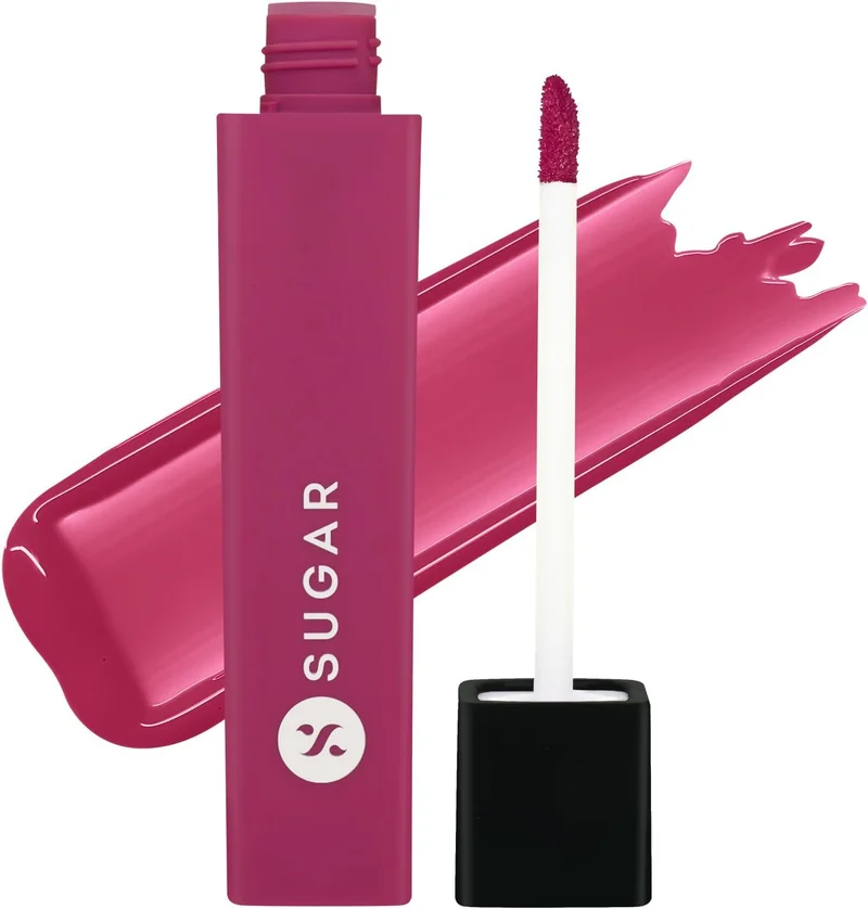 SUGAR Cosmetics Drop A Tint Lip Oil Glossy Tinted French Fuchsia