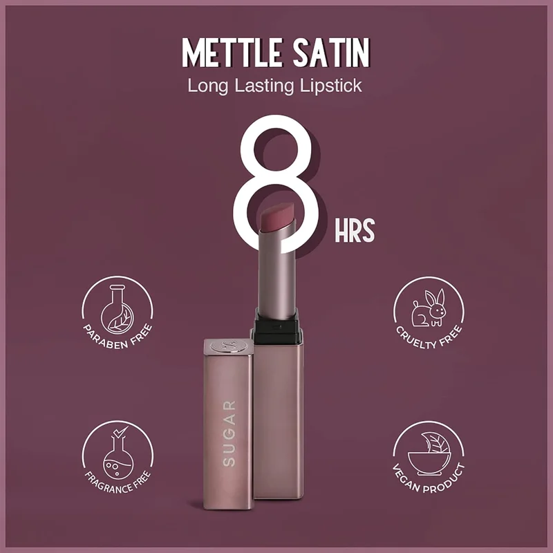 أحمر شفاه Mettle وردي Rosy Cheeks من SUGAR Cosmetics